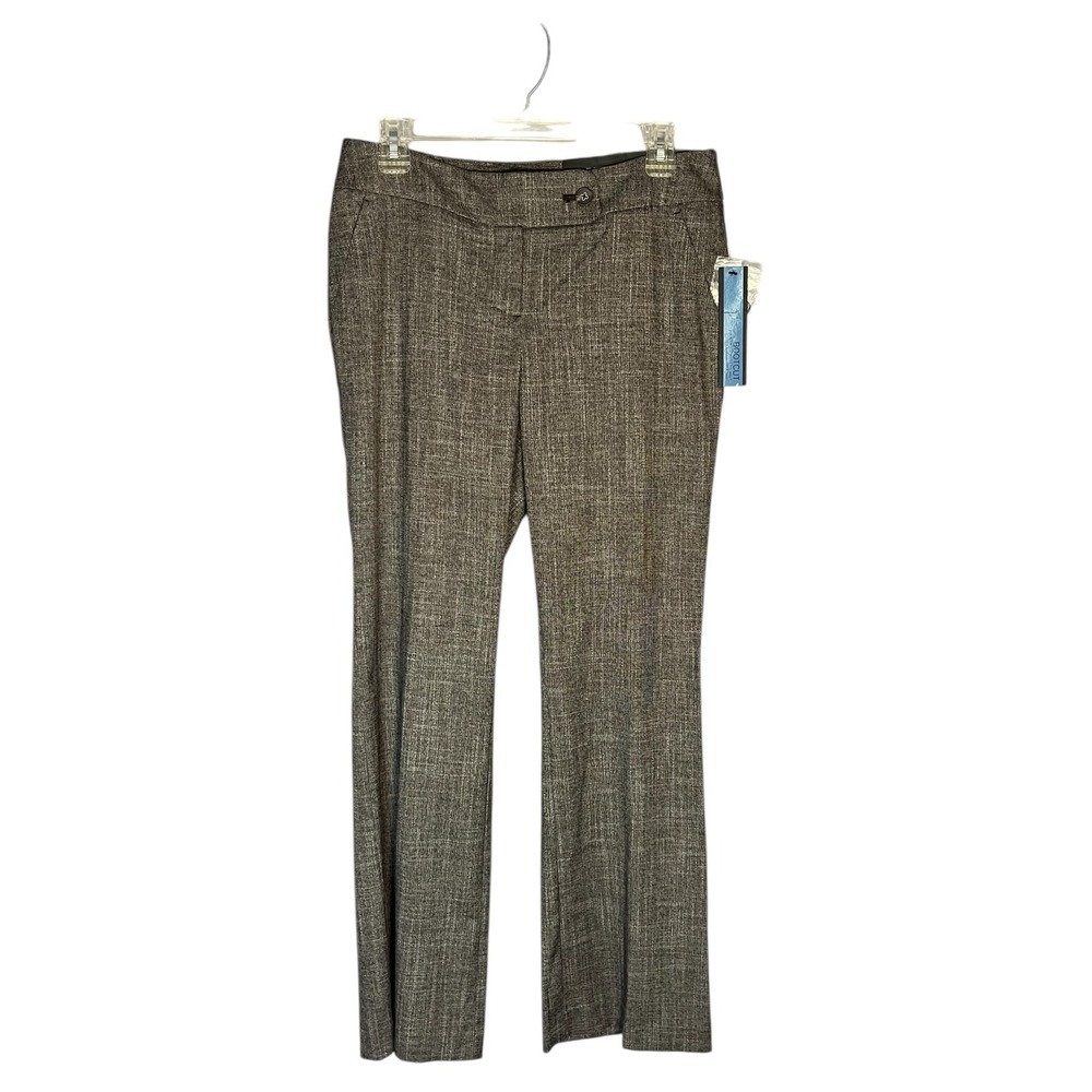 APT. 9 NWT Women's Curvy Fit‎ Bootcut Brown Dress Pants 6P Waist 32"